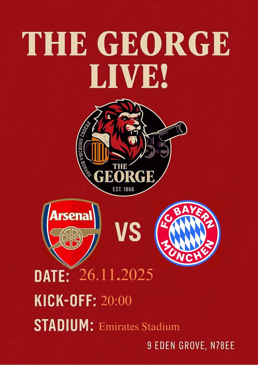 Arsenal v Bayern Munich (UCL) Screening